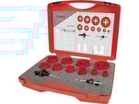 Ruko 106303 Stiksavs-Sæt 12 Dele 19 Mm, 22 Mm, 25 Mm, 29 Mm, 35 Mm, 38 Mm, 44 Mm, 51 Mm, 57 Mm, 64 Mm 1 Set