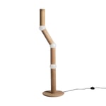 Oblure Lightbone stålampe 124,3 cm Natural oak