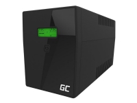 Green Cell UPS04, Linje-Interactive, 1,999 kVA, 900 W, Sinus, 220 V, 240 V