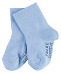 FALKE Unisex Baby Sensitive B SO Cotton With Soft Tops 1 Pair Socks, Blue (Crystal Blue 6290) new - eco-friendly, 1-6 months