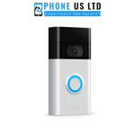 Ring Video Doorbell 1st Generation Satin Nickel Wireless Security 720p HD Video