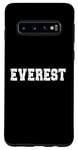 Coque pour Galaxy S10 Souvenir de l'Everest / Everest Mountain Climber / Police moderne