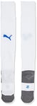 PUMA Men's Team Liga Core Football Socks, Puma White-Electric Blue Lemonade, 2 UK