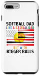 Coque pour iPhone 7 Plus/8 Plus Définition Softball Dad Like A Baseball Dad sur le dos