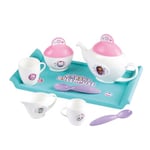 Smoby - Gabby et la Maison Magique - Set Dinette - Divers Accessoires - Plateau, Théière, Sucrier, Pot à Lait, Tasses, Cuillères - A Partir de 3 Ans - Fabrication Française