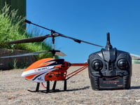 SKYTECH RC Jet Helicopter Plane Drone Model Sky King Metal UFO Radio Control UK