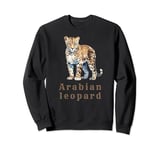 Endangered Species Day The arabian leopard Sweatshirt