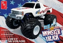 AMT 1351 1:32nd scale USA1 Chevy Silverado Monster Truck Snap kit