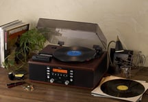 TEAC CD Recorder with Turntable/Cassette Player LPR520 WA