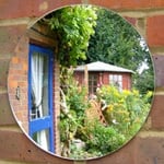 Super Cool Creations Circle Garden Mirror - 15cm