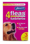Johnson's 4 Fleas Tablets, Large Dog 11kg+, 3 Pack