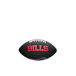 Wilson American Football MINI NFL TEAM SOFT TOUCH, Soft Touch-Blended Leather,Black