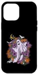 iPhone 12 Pro Max Vintage Floral Ghost Cute Halloween Womens Kids Man Case
