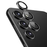 Samsung Galaxy S23/S23 Plus Kameraskydd Metall Härdat Glas Svart svart