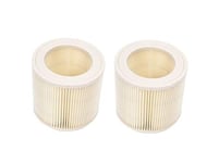 FIND A SPARE Pack Of 2 Filter Cartridges 115x120 mm For Karcher Wet & Dry WD2 WD3 WD3P Vacuum Cleaners