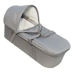 Eichhorn Porte-bébé rigide avec housse intérieure lavable et mécanisme de pliage Gris argenté
