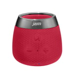 Jam Audio Replay - Portable Bluetooth Speaker, Ultra-Lightweight, 5hr Play Time Battery Life, Aux-In, Mic Speakerphone, Micro USB Rechargeable, Wireless Connect iPhone, iPad, Samsung + More - Red