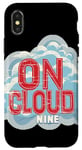 Coque pour iPhone X/XS Costume On Cloud Nine pour les fans heureux et charmants