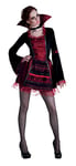 Boland - Costume adulte Vampire Impératrice, robe avec col, Dame Vampire, Femme Araignée, Carnaval, Halloween, Fête à thème, Horreur