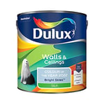 Dulux Walls & Ceilings Silk Emulsion Paint - Bright Skies - 2.5 Litre (5599871)