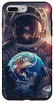Coque pour iPhone 7 Plus/8 Plus Astronautes Galaxie Espace Planètes Espace Astronaute