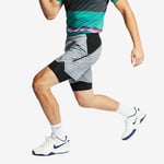 Nike Court Flex Ace 2 in 1 Pro Tennis Shorts Sz XS Grey Black New AJ8230 065