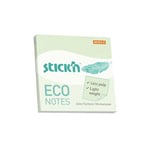 Notisblock 76x76mm Eco grön