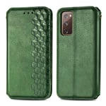 Trugox Wallet Case for Samsung Galaxy S20 FE 5G with Credit Card Holder Stand Book Folio Flip Case Cover Men Women Shockproof Protective Leather Phone Case for Galaxy S20FE / S20 FE 5G - Green