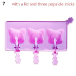 Ice Cream Mould Popsicle Mold Silicone Tray 7