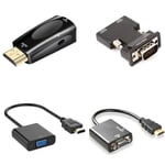 Hdmi To Vga Cable Converter Digital Hd 1080p Tablet Famale Conv K