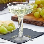 144 x 100ml Champagne Coupe Cocktail Babysham Plastic Glasses [5055202123175]