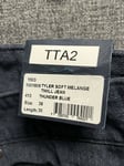 Gant Soft Melange Twill Jean Tyler Pants Thunder Blue 38x30 TD111 QQ 09