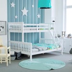 Vida Designs Milan Triple Sleeper Bunk Bed Frame Bedroom Furniture