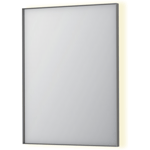 Sanibell Ink SP32 speil med lys, 60x80 cm, børstet rustfritt stål