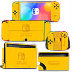 Kit De Autocollants Skin Decal Pour Switch Oled Game Console Full Body Gradient, T1tn-Nsoled-0497
