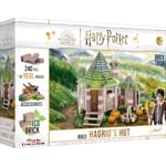 Trefl - Brick Trick Harry Potter- Hagrid's Hut - Construire avec des Briques, Cabane de Hagrid, Blocs de Brique ÉCO, Bricolage, 240 Briques, Réutilisable