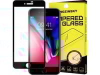 Wozinsky Wozinsky Super Tuff Full Glue Helskärm Härdat Glas Med Case Friendly Ram Iphone 8 / 7 Svart Universal