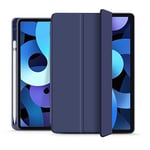 Tech-Protect SC Pen Case for iPad Air 4 2020, Smart Case with Auto Sleep/Wake Function, Pencil Holder, Scratch-Resistant Protective Case, Compatible with iPad Air 4 2020, Navy Blue