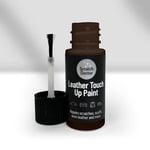 CHOCOLATE BROWN Leather Touch Up Paint 15ml bags, shoes, purses, furniture, cars