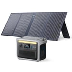 Anker SOLIX C1000 Portable Power Station Battery + 100w Anker 625 Solar Panel