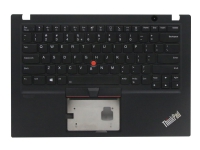 Lite-On - Erstatningstastatur for bærbar PC - bakbelysning - Engelsk - Europa - svart - med toppdeksel - for ThinkPad T14s Gen 1 20T0, 20T1