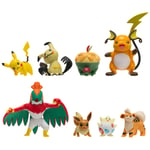 Pokemon 5cm Battle Figure 8 PACK Pikachu Toys Action Collectible Set Kids Gift
