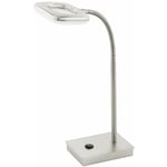 Eglo - Lampe de table Litago l: 12 cm en blanc avec une touche marche / arrêt
