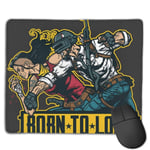 Born to Loot Playerunknown Battlegrounds Customized Designs Non-Slip Rubber Base Gaming Mouse Pads for Mac,22cm×18cm， Pc, Computers. Ideal for Working Or Game