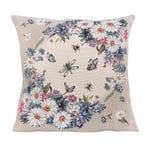 Ivon Decor Cushion Cover 18x18, Double-Sided Blue Flowers Design, Cushion Covers perfect for Home Decor and Bedroom Decor, use as Outdoor Cushions, Cushions for Sofa and Bed Cushion
