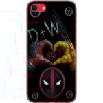 Apple iPhone 8 Genomskinligt Skal Deadpool & Wolverine Kärlek