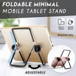 Foldable Tablet Holder For Ipad Phone Stand Mount Desk Support D White L