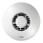 Airflow iCON 30S Extractor Fan Low Voltage 100mm Outlet, 12.2 W, White
