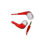 Casque - Ecouteur Rouge Pour Wiko Highway Signs