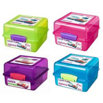 Sistema Trends Lunch Cube Box Container 1.4L, Assorted Colours - 18031735